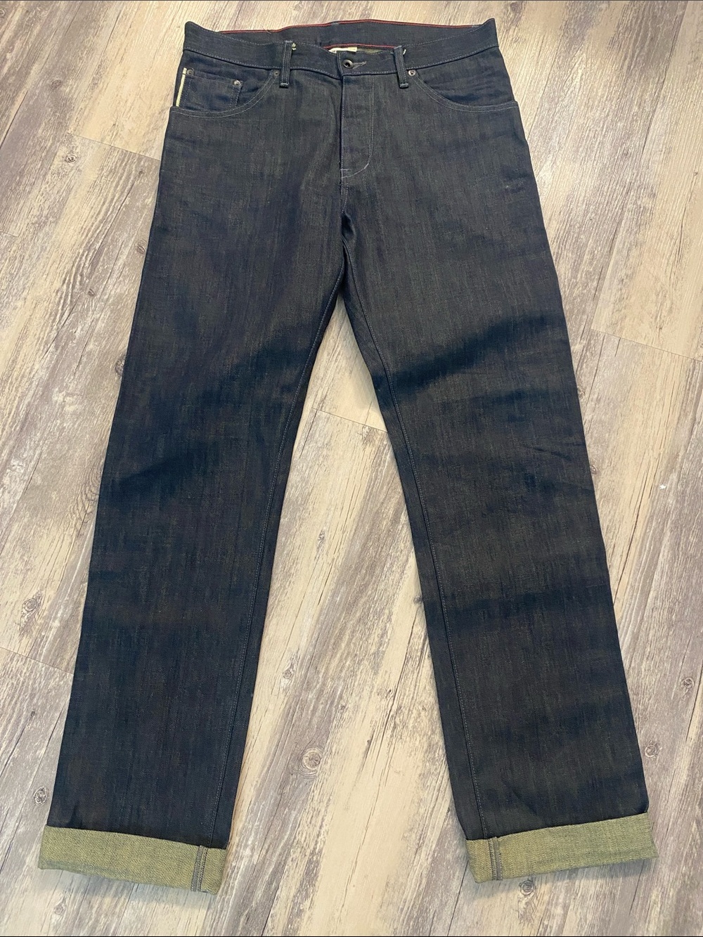Raleigh Denim Selvedge White Oak Cone Work Limited Edition Hand Made Jeans Sz 33
